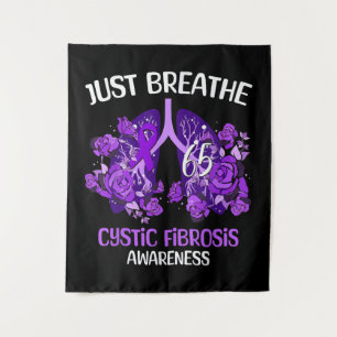 Tapete De Parede Apenas Respire Conscientização sobre Fibrose Císti