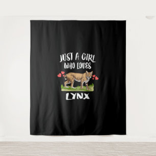 Tapete De Parede Apenas Uma Menina Que Ama O Gato Animal Do Lynx