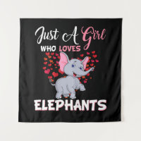 Apenas Uma Menina Que Ama Os Presentes Dos Elefant