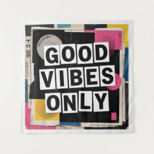 Tapete De Parede Apenas Vibrações Positivas