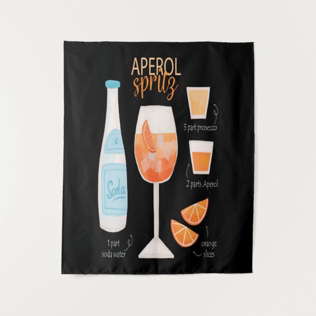 Tapete De Parede Aperol Spritz Cocktail (Frente)