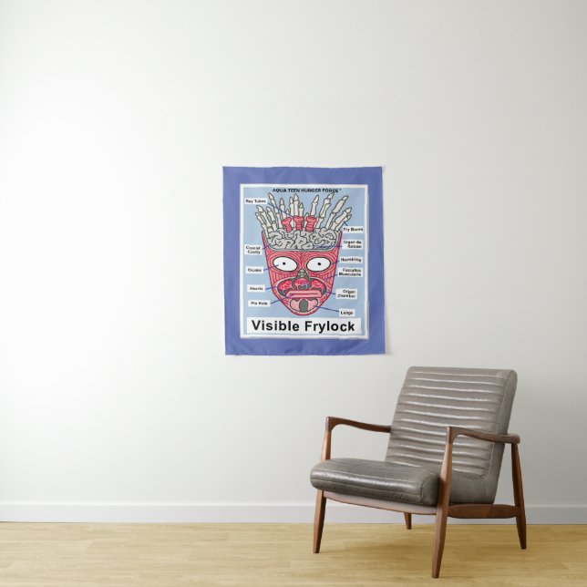 Tapete De Parede Aqua Teen Fome Force Visible Frylock Poster (In Situ)