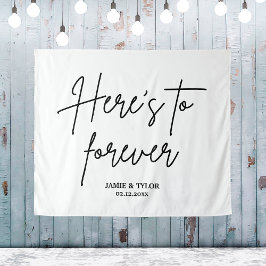 Tapete De Parede Aqui está o personalizado da cerimônia de casament