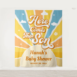 Tapete De Parede Aqui Vem o Sol Chá de Bebê Bem-Vindo