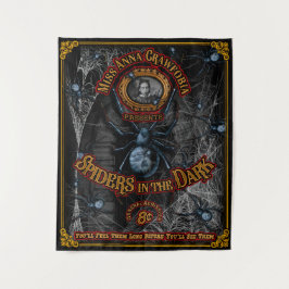 Tapete De Parede Aranhas de Anna Crawfobia no Sideshow Negro