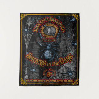 Tapete De Parede Aranhas de Anna Crawfobia no Sideshow Negro