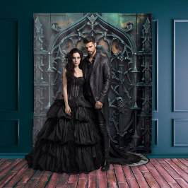 Tapete De Parede Arca Preta Gótica Moody