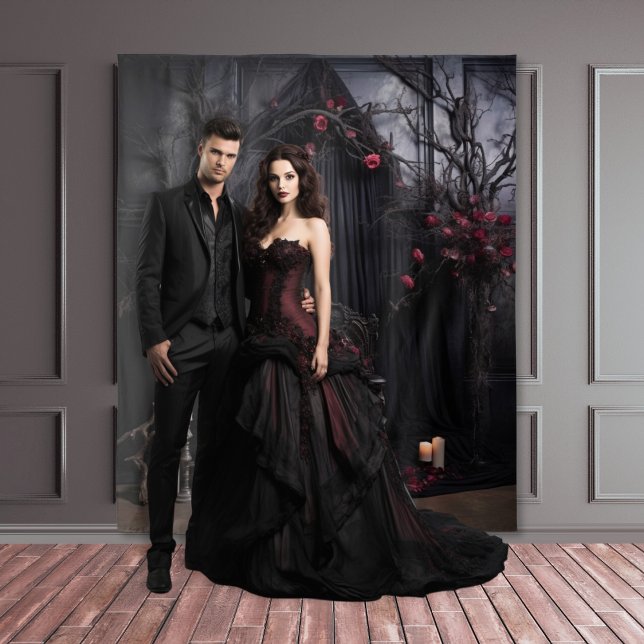 Tapete De Parede Arco e Cadeira Velados Gótico Sombrio XLarge (Criador carregado)