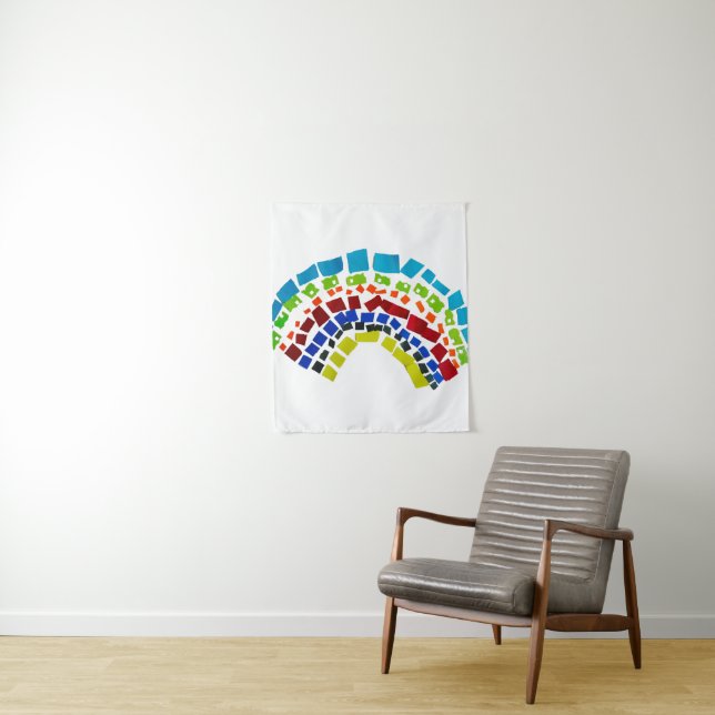 Tapete De Parede Arco-íris de papel (In Situ)