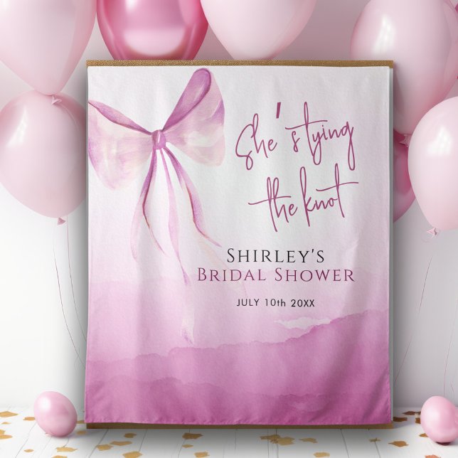 Tapete De Parede Arco Rosa Esmagado Ela é Chá de panela Casando (Criador carregado)