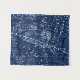 Tapete De Parede Aries Zodiac - Símbolo Vintage Ilustração