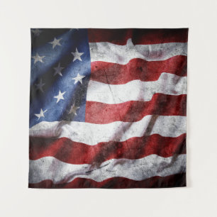 Tapete De Parede Armadilha de bandeira americana.