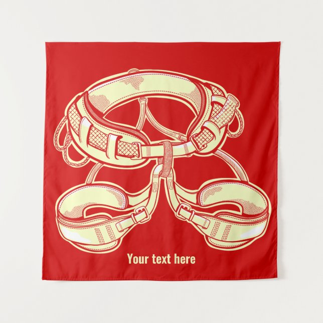 Tapete De Parede Arnês de escalada (Frente)