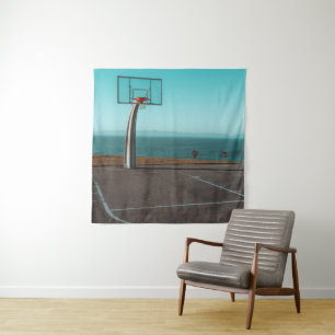 Tapete De Parede Aro Cesto de Basquete