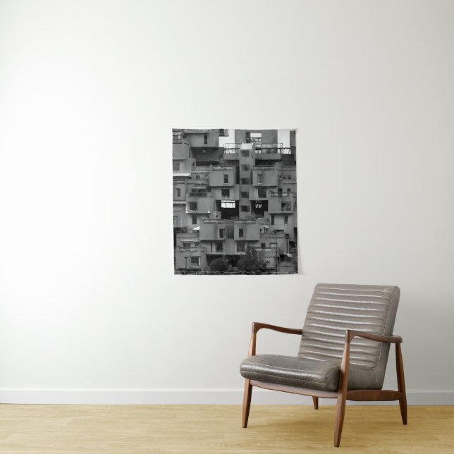 Tapete De Parede Arquitetura em Preto e Branco (In Situ)