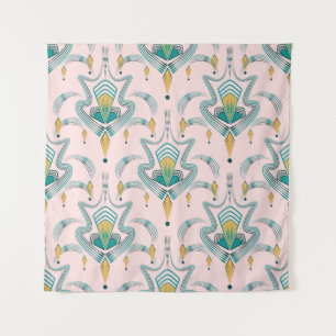 Tapete De Parede Art deco modern pattern graphic ornament. Abstract