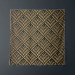 Tapete De Parede Art Deco Pattern. Serralheiro preto sem costura e<br><div class="desc">Art Deco Pattern. Fundo preto e ouro sem costura. Escala ou concha o ornamento crocante. Design geométrica minimalista. Linhas de safra. Motivos dos anos 1920-30. Ilustração da safra do luxo</div>