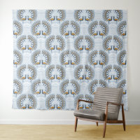 Art Deco retro Peacock