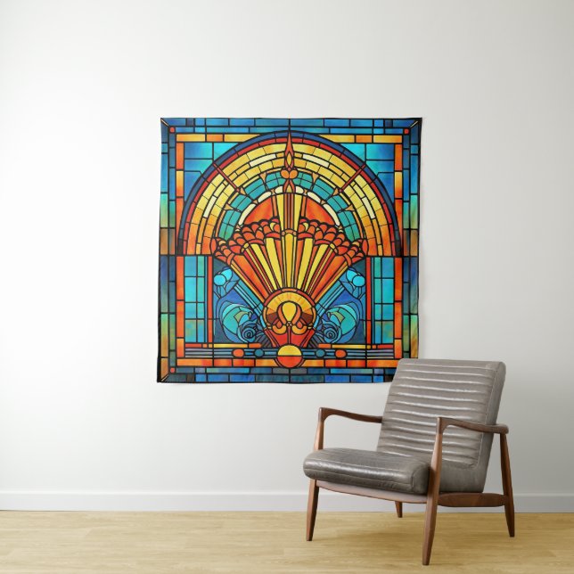 Tapete De Parede Art Deco Tapestry (In Situ)
