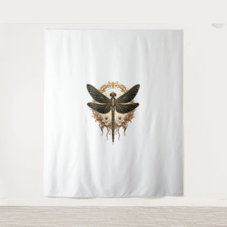 Tapete De Parede Art Nouveau Dragonfly Elegante Steampunk
