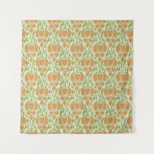 Tapete De Parede Art Nouveau: Elegância Floral