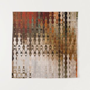 Tapete De Parede arte abstrato colorida interseção geométrica