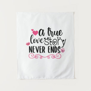 Tapete De Parede Arte casal Uma História De Amor Verdadeiro Nunca 