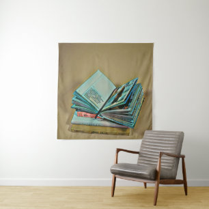 Tapete De Parede Arte de amante de livros