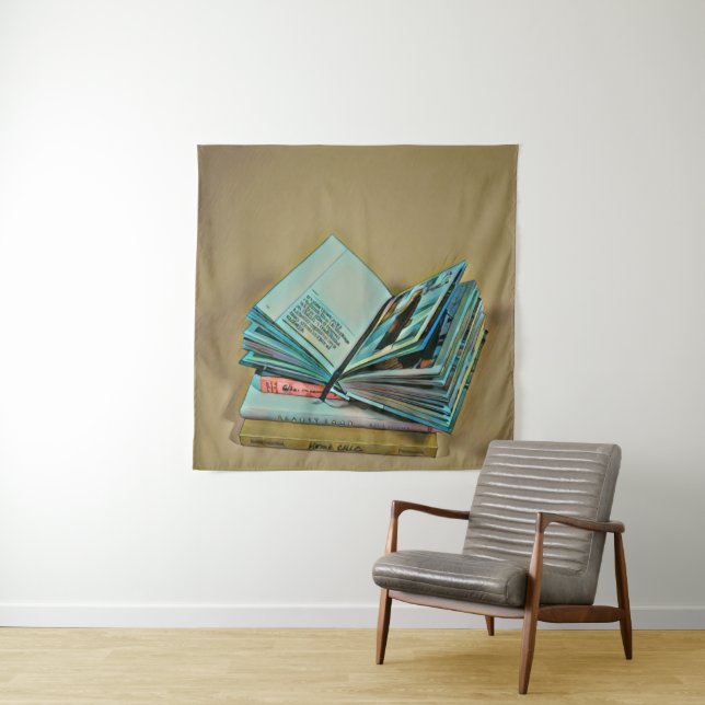 Tapete De Parede Arte de amante de livros (In Situ)