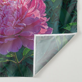 Tapete De Parede Arte de Jardim de Peônia Rosa Sonhador