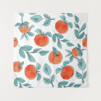 Arte de linha laranja: padrão sem costura