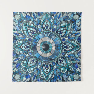 Tapete De Parede Arte de Mandala Mosaica Amuleta mau