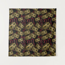 TAPETE DE PAREDE ARTE DE MÁSCARAS   