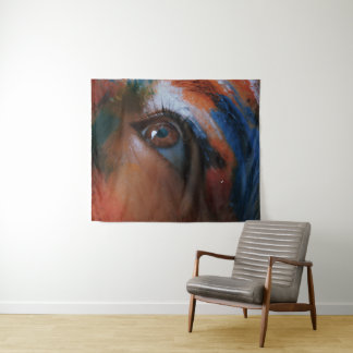 Tapete De Parede Arte de Olho Abstrato Vibrante