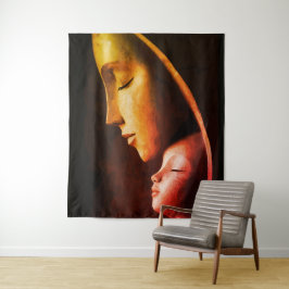 Tapete De Parede Arte de Parede Mãe e Filho