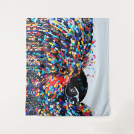 Tapete De Parede Arte de Parede Tropical de Aves Vibrante em Expres