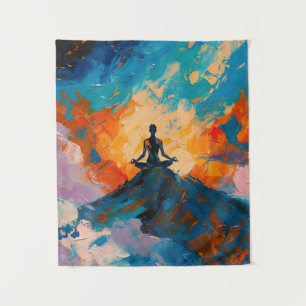 Tapete De Parede Arte de Yoga (#4) pintura a óleo