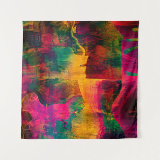 Tapete De Parede arte em suporte de papel vibrante com abstrato de 