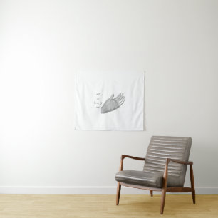 Tapete De Parede Arte fina em lápis mão à mão preto e branco