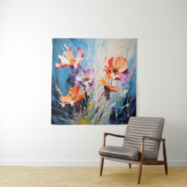 Tapete De Parede Arte Floral