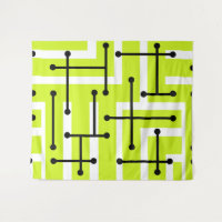 Arte Geométrica Maze Chartreuse