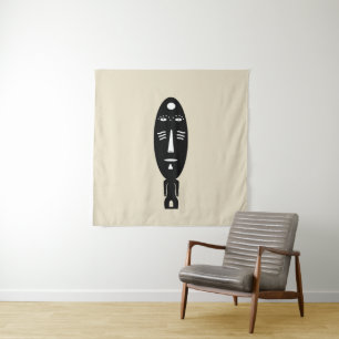 Tapete De Parede Arte indígena africana abstrata