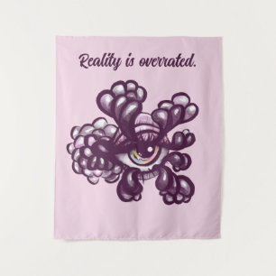 Tapete De Parede Arte Surrealista de Olho Weirdcore em Pastel Sonha
