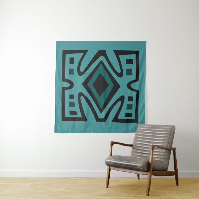 Tapete De Parede Arte tribal africana contemporânea (In Situ)