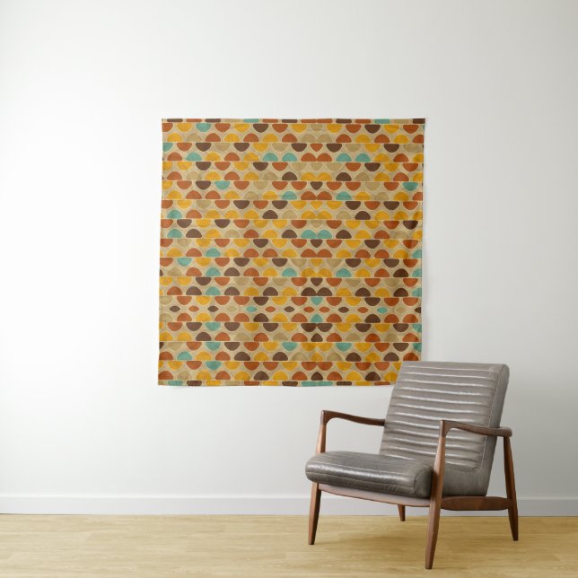 Tapete De Parede Artistic Colorful Geometric Illustration – Modern  (In Situ)