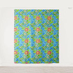 Tapete De Parede Artístico Boho Floral Nouveau Watercolor