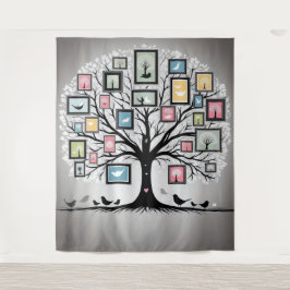 Tapete De Parede Árvore de imagem da família 02