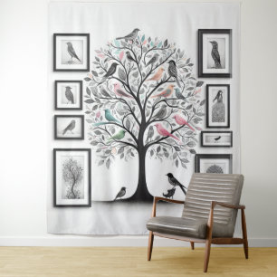 Tapete De Parede Árvore de Imagens da Família 01