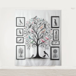 Tapete De Parede Árvore de Imagens da Família 01