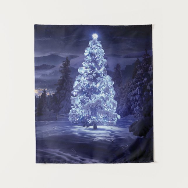Tapete De Parede Árvore de Natal (Frente)